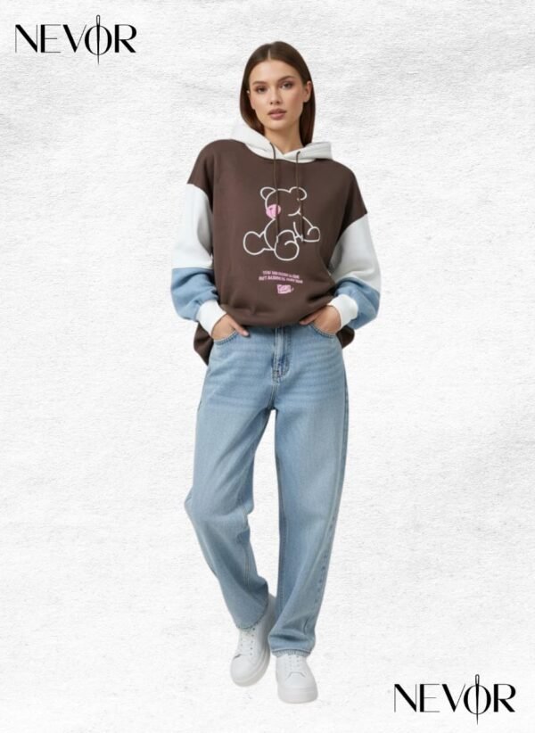 Graphic Bear Hoodie (ONE SIZE)