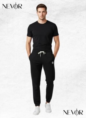 Nevor Black Jogger Pants